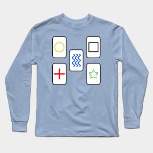 Zener Cards Long Sleeve T-Shirt